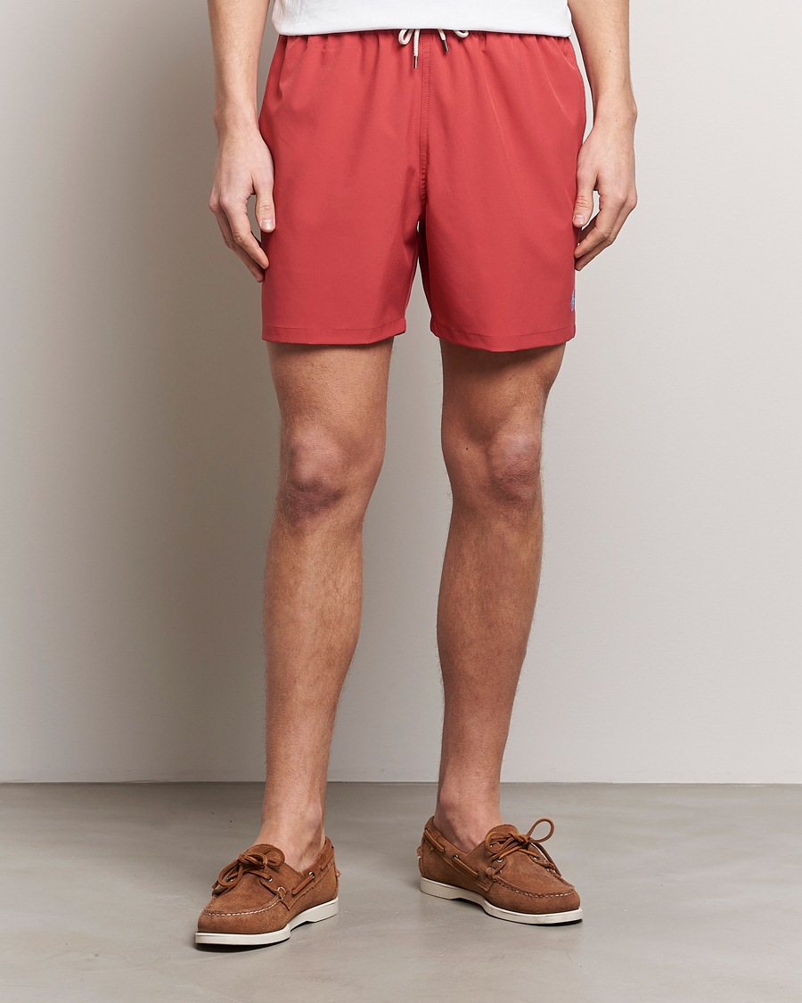 Men | Swimwear | Polo Ralph Lauren | Recycled Traveler Boxer Swimshorts Nantucket Red