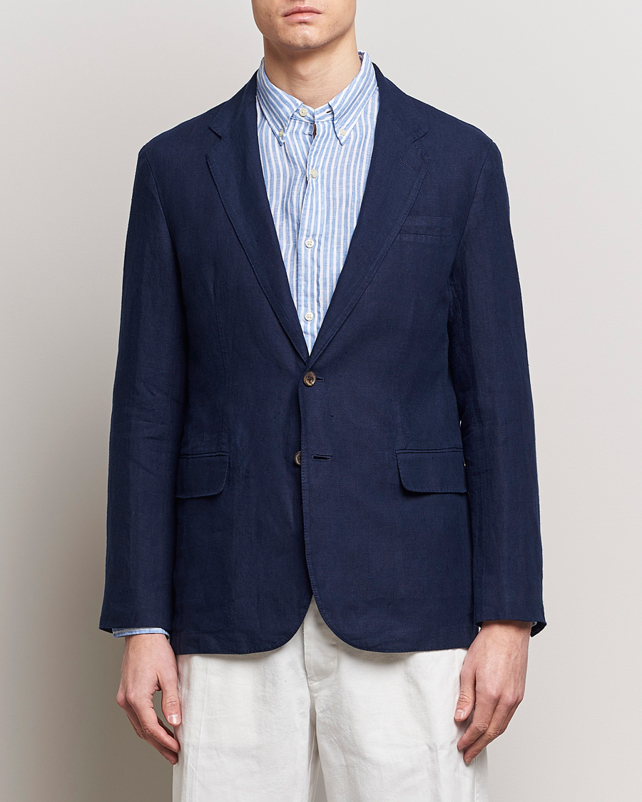 Men | Blazers | Polo Ralph Lauren | Linen Sportcoat Navy