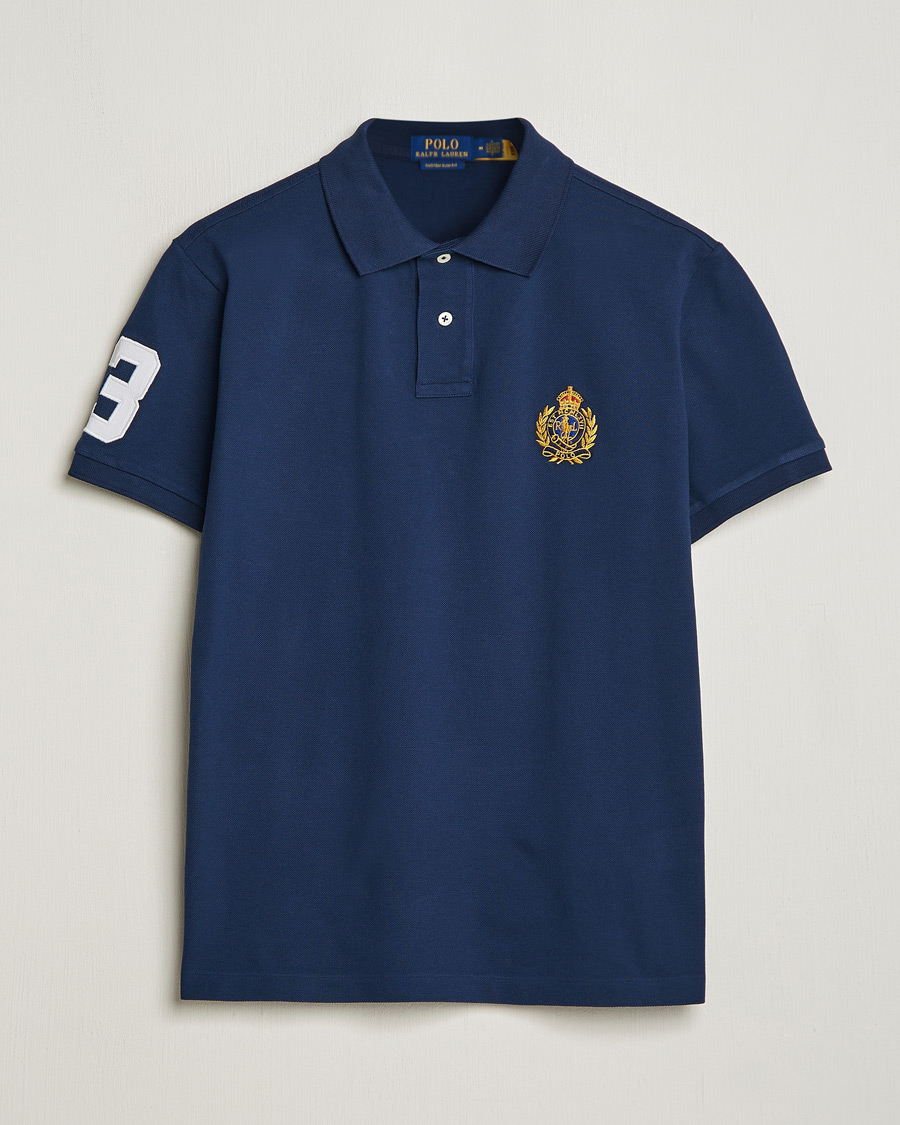 Men | Polo Shirts | Polo Ralph Lauren | Custom Slim Fit Match Club Polo Newport Navy