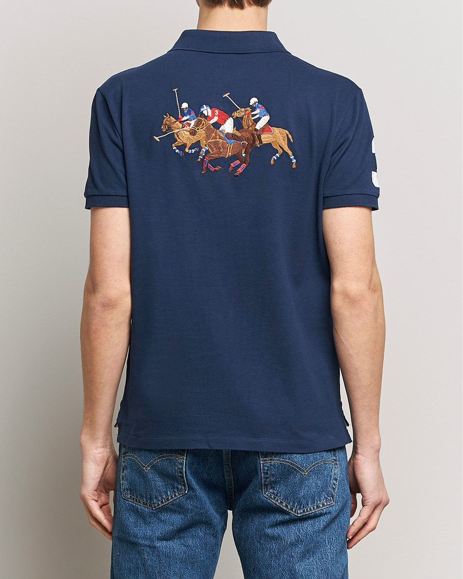 Men | Polo Shirts | Polo Ralph Lauren | Custom Slim Fit Match Club Polo Newport Navy