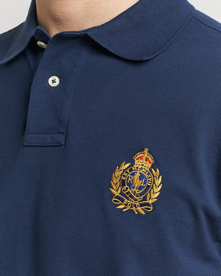 Men | Polo Shirts | Polo Ralph Lauren | Custom Slim Fit Match Club Polo Newport Navy
