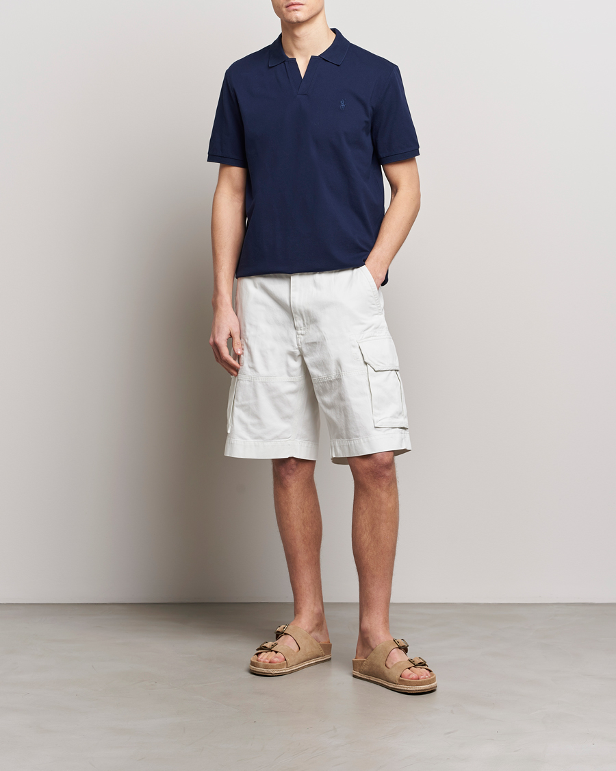 Men | Shorts | Polo Ralph Lauren | Slub Twill Cargo Shorts Deckwash White