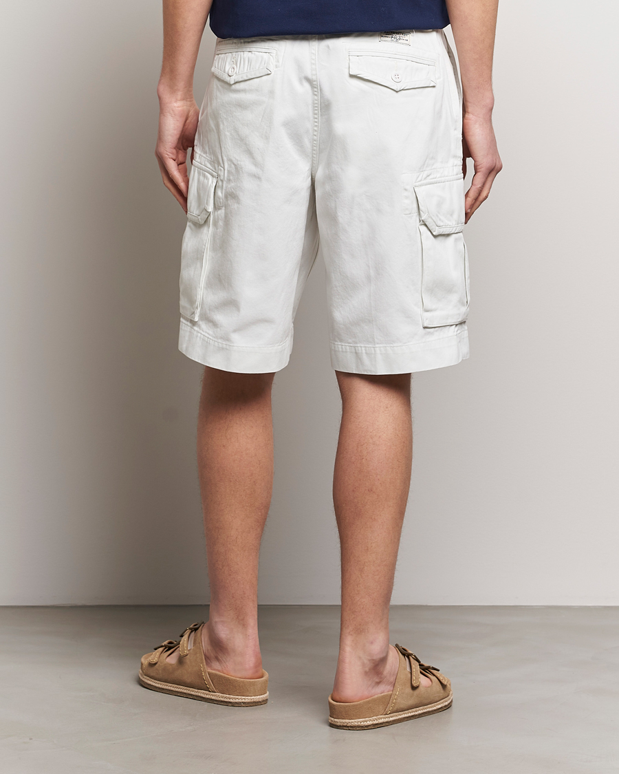Men | Shorts | Polo Ralph Lauren | Slub Twill Cargo Shorts Deckwash White