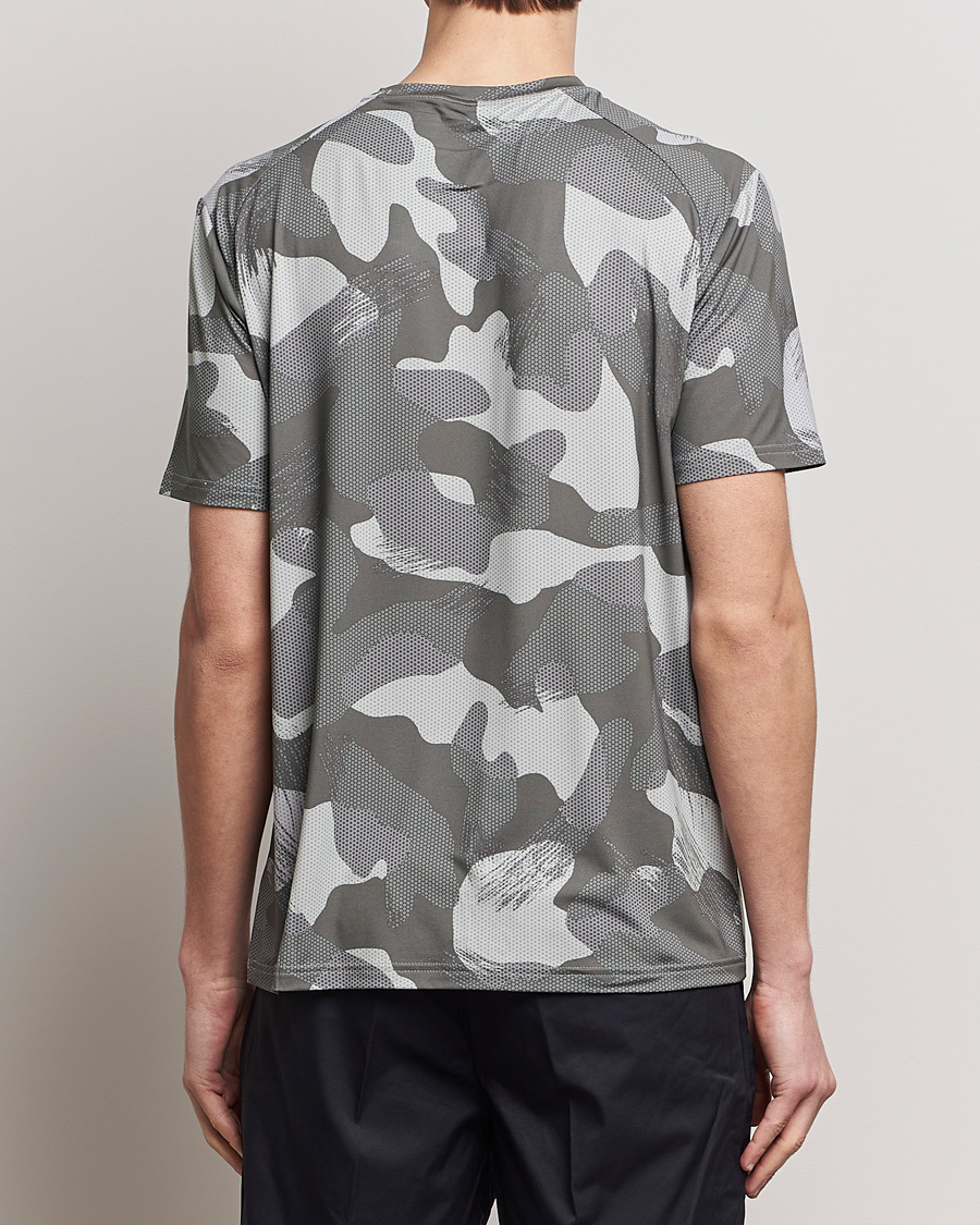Men | T-Shirts | RLX Ralph Lauren | Peached Airflow Camo Crew Neck T-Shirt Grey