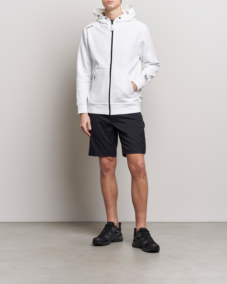Men | Sweaters & Knitwear | RLX Ralph Lauren | Performance Full Zip Hoodie Ceramic White
