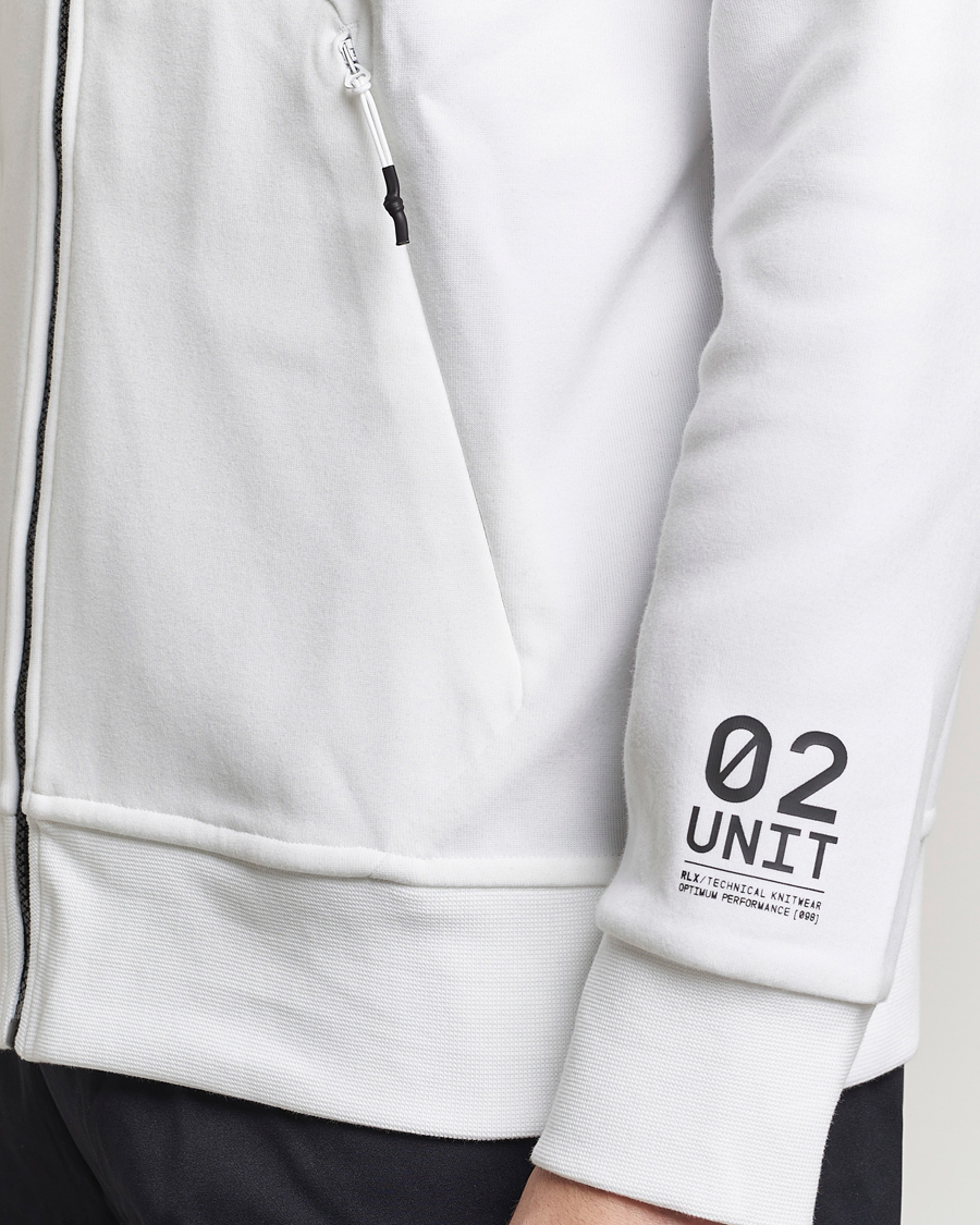 Men | Sweaters & Knitwear | RLX Ralph Lauren | Performance Full Zip Hoodie Ceramic White