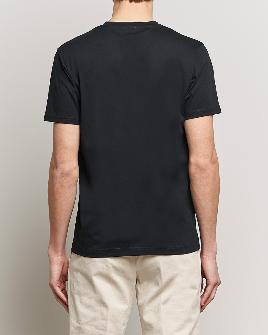Men | T-Shirts | Sunspel | Riviera Midweight T-Shirt Black