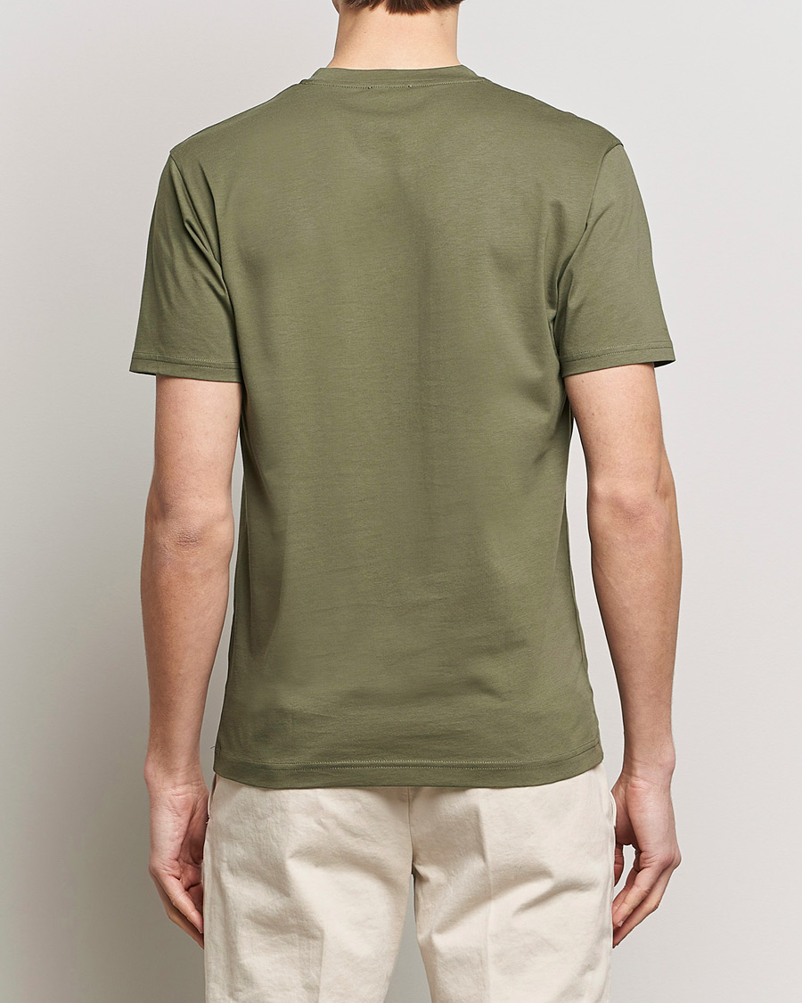 Men | T-Shirts | Sunspel | Riviera Midweight Tee Khaki