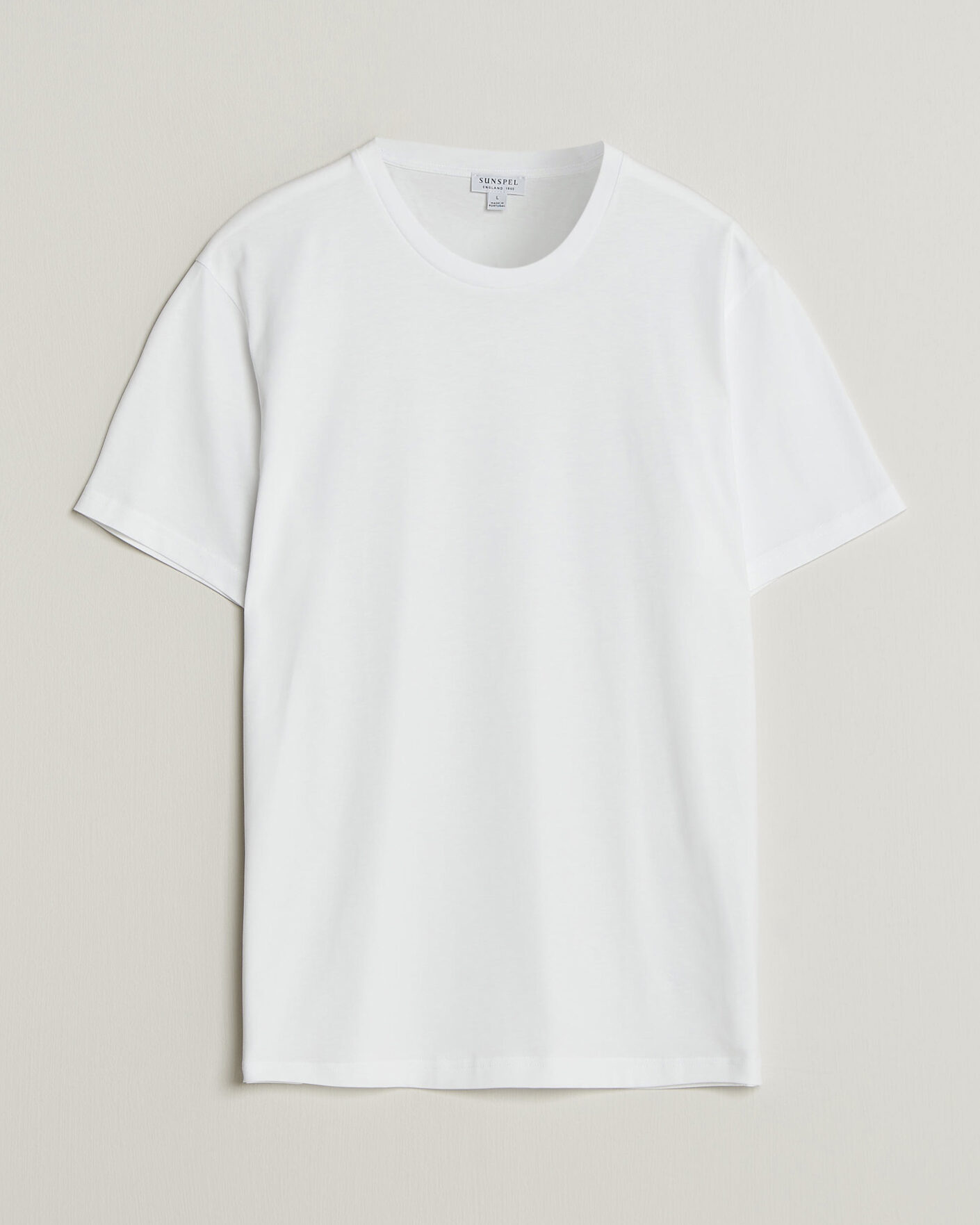 Men | T-Shirts | Sunspel | Riviera Midweight T-Shirt White