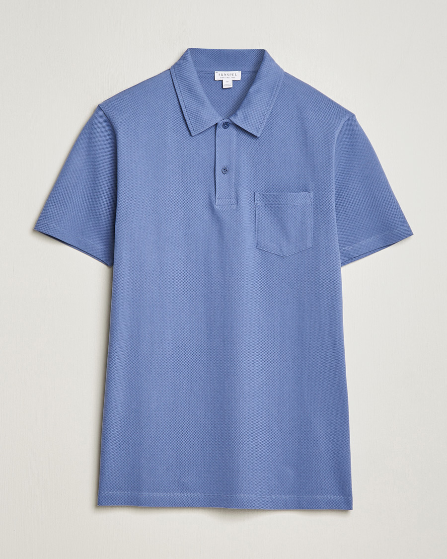 Men | Polo Shirts | Sunspel | Riviera Polo Shirt Grape