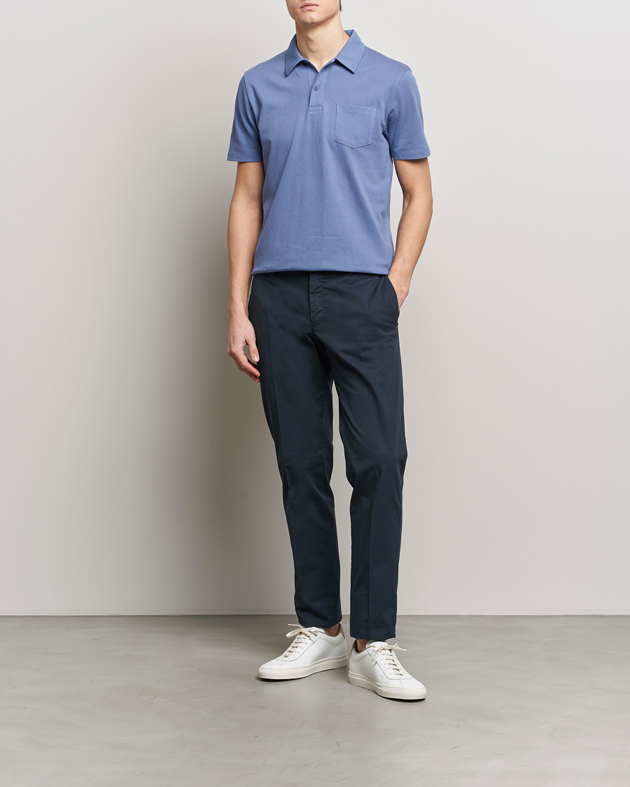 Men | Polo Shirts | Sunspel | Riviera Polo Shirt Grape