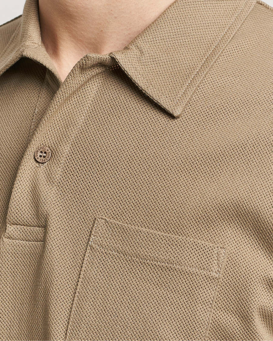 Men | Polo Shirts | Sunspel | Riviera Polo Shirt Dark Stone