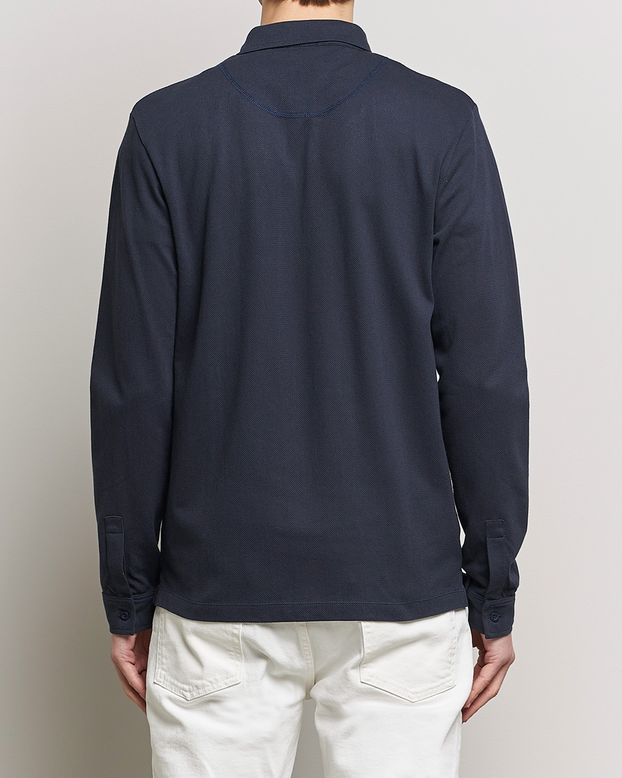 Men | Shirts | Sunspel | Riviera Long Sleeve Shirt Navy