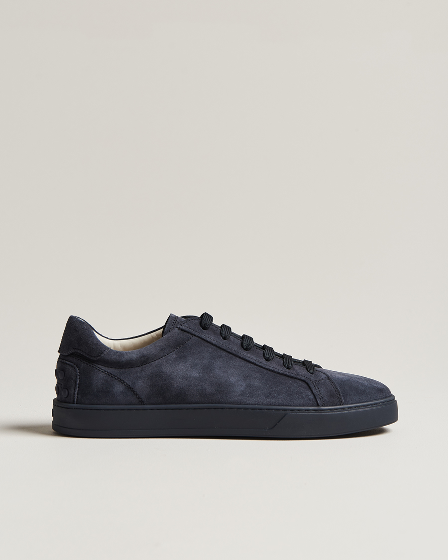 Men | Tod's Cassetta Lacciata Sneaker Navy Suede | Tod's | Cassetta Lacciata Sneaker Navy Suede