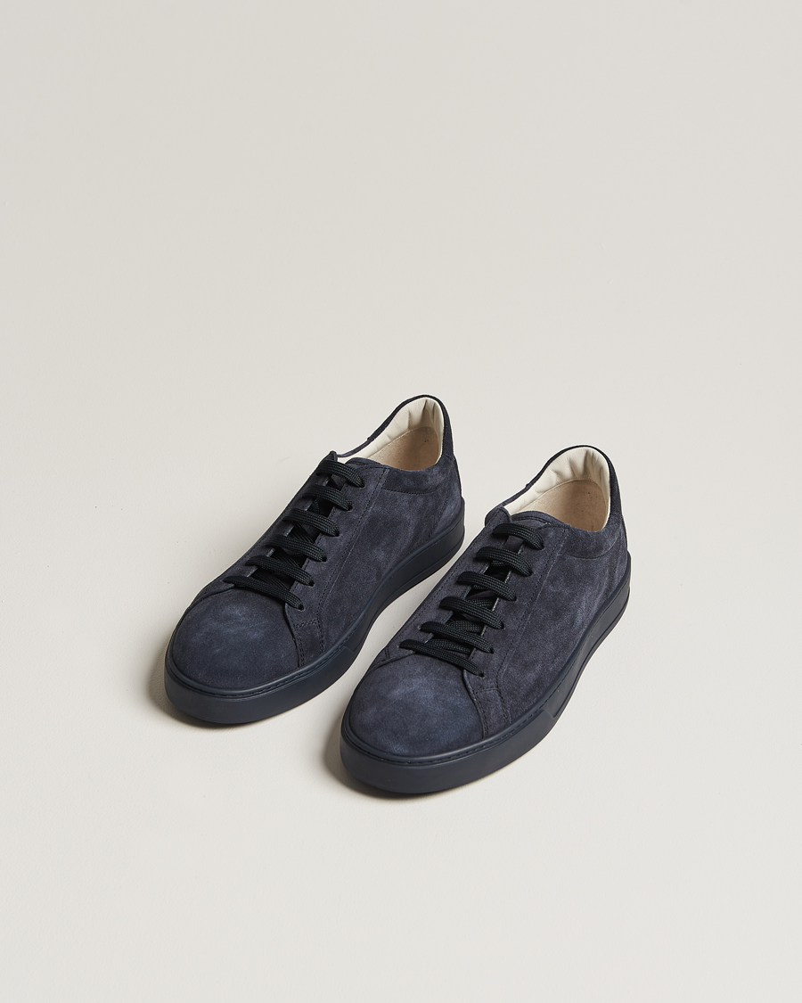 Men | Tod's Cassetta Lacciata Sneaker Navy Suede | Tod's | Cassetta Lacciata Sneaker Navy Suede