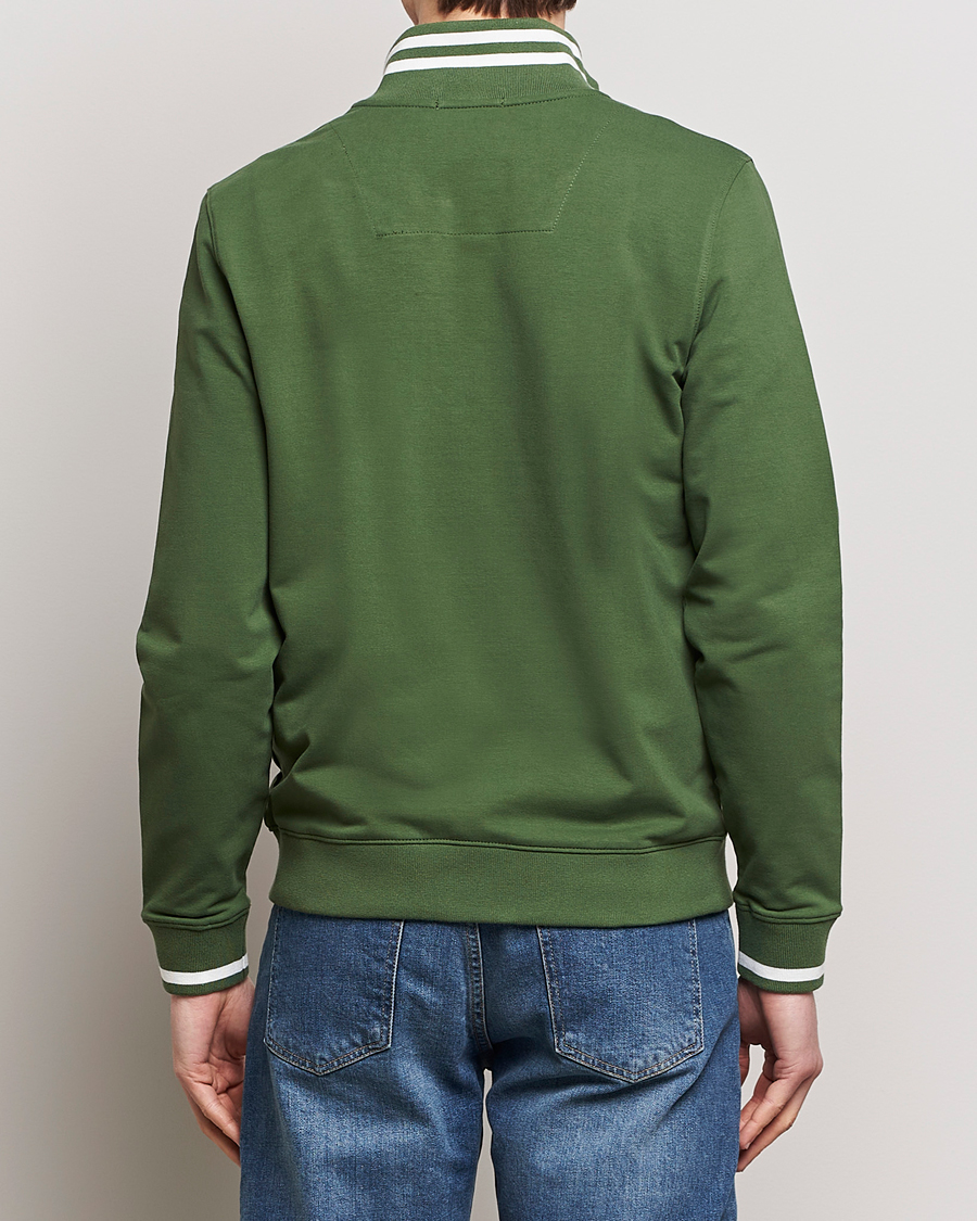 Men | Sweaters & Knitwear | Aeronautica Militare | Full Zip Sweater Seaweed Green