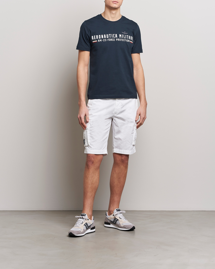 Men | Shorts | Aeronautica Militare | BE066 Cargo Shorts Off White