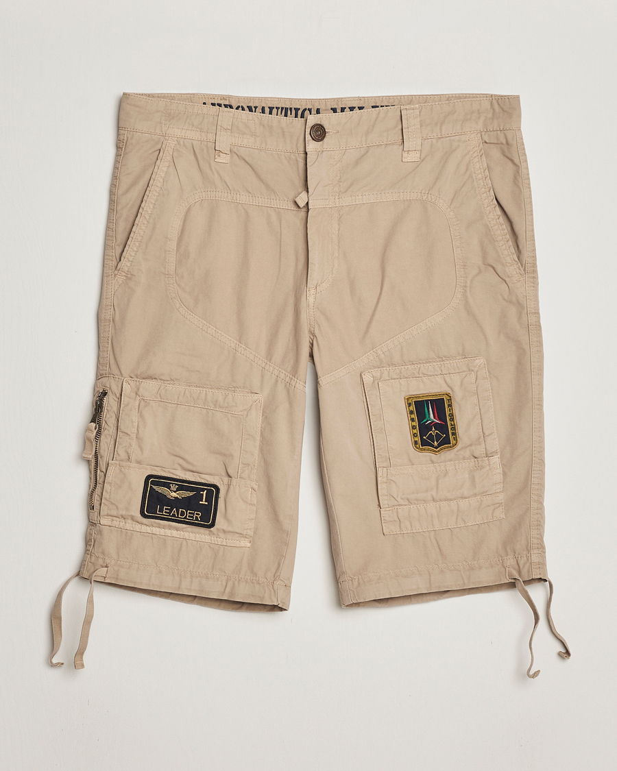 Men | Shorts | Aeronautica Militare | Heritage Bermuda Shorts Beige