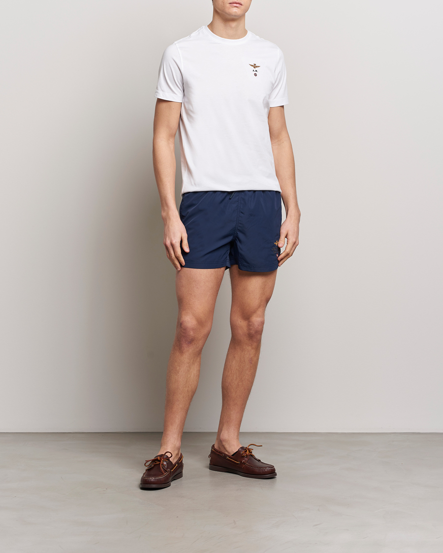Men | Swimwear | Aeronautica Militare | Costume Swim Shorts Navy