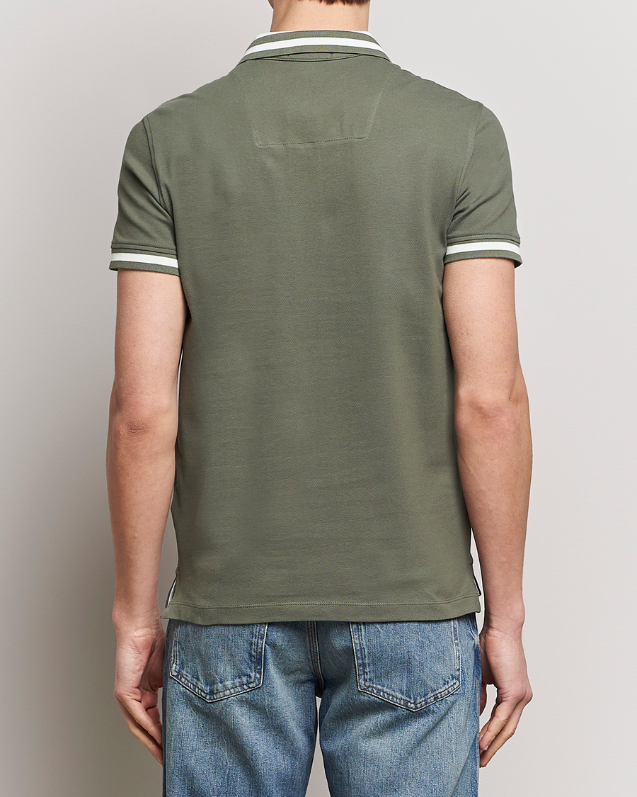 Men | Polo Shirts | Aeronautica Militare | Tipped Polo Verde Green