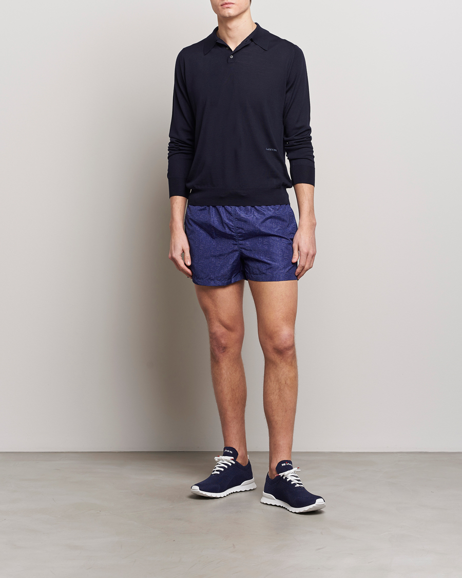 Men | Swimwear | Kiton | Nylon Swim Shorts Navy
