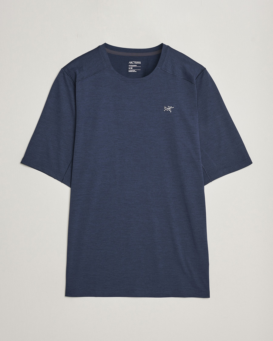Men | T-Shirts | Arc'teryx | Cormac Crew Neck T-Shirt Black Sapphire Heather