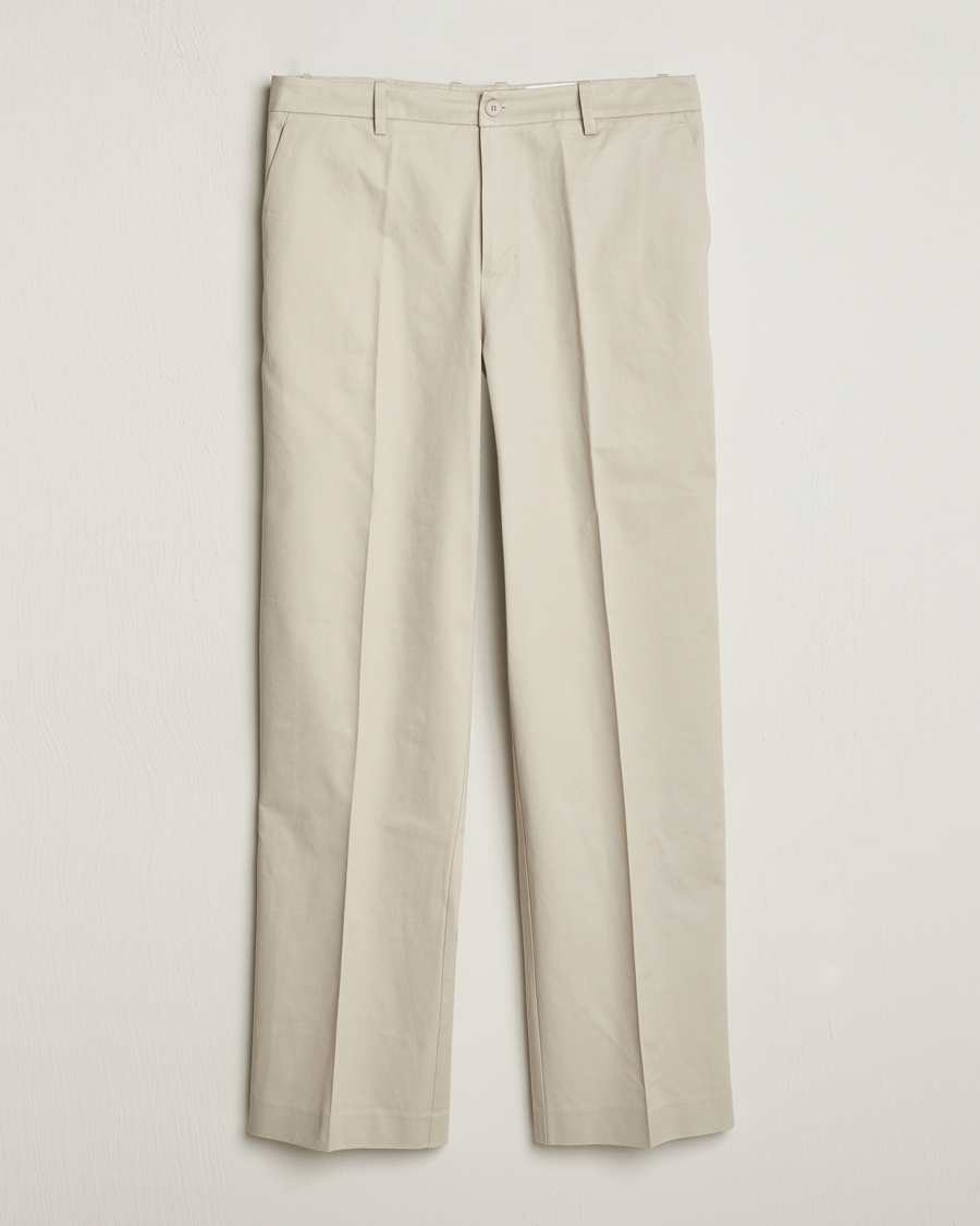 Men | Trousers | Axel Arigato | Serif Relaxed Fit Trousers Pale Beige