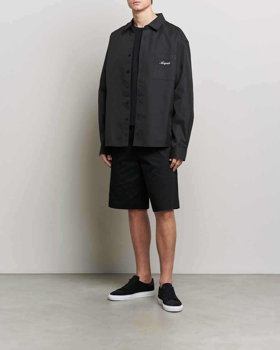 Men | Coats & Jackets | Axel Arigato | Flow Overshirt Black