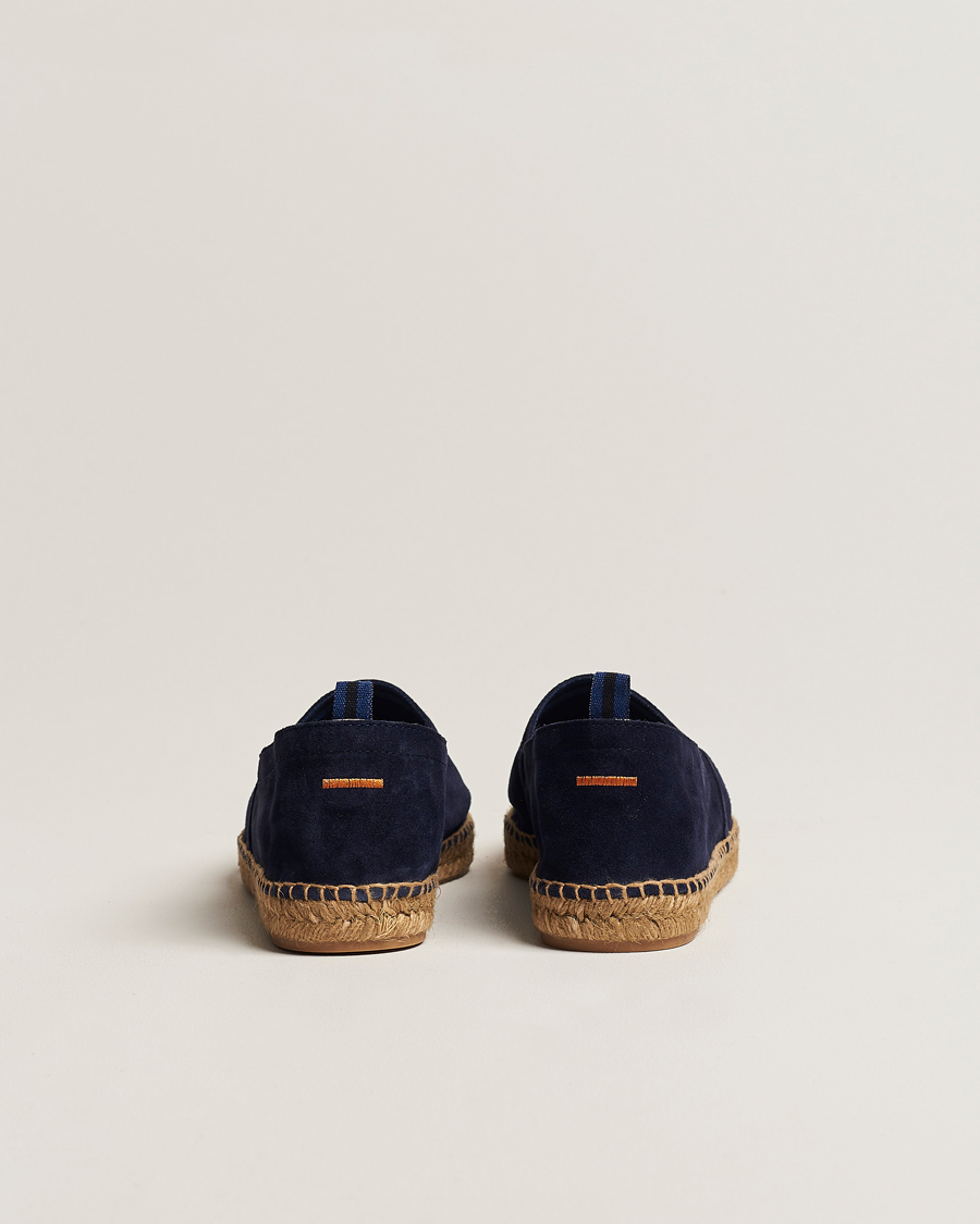 Men | Espadrilles | Castañer | Pablo Casual Suede Espadrilles Azul Oscuro
