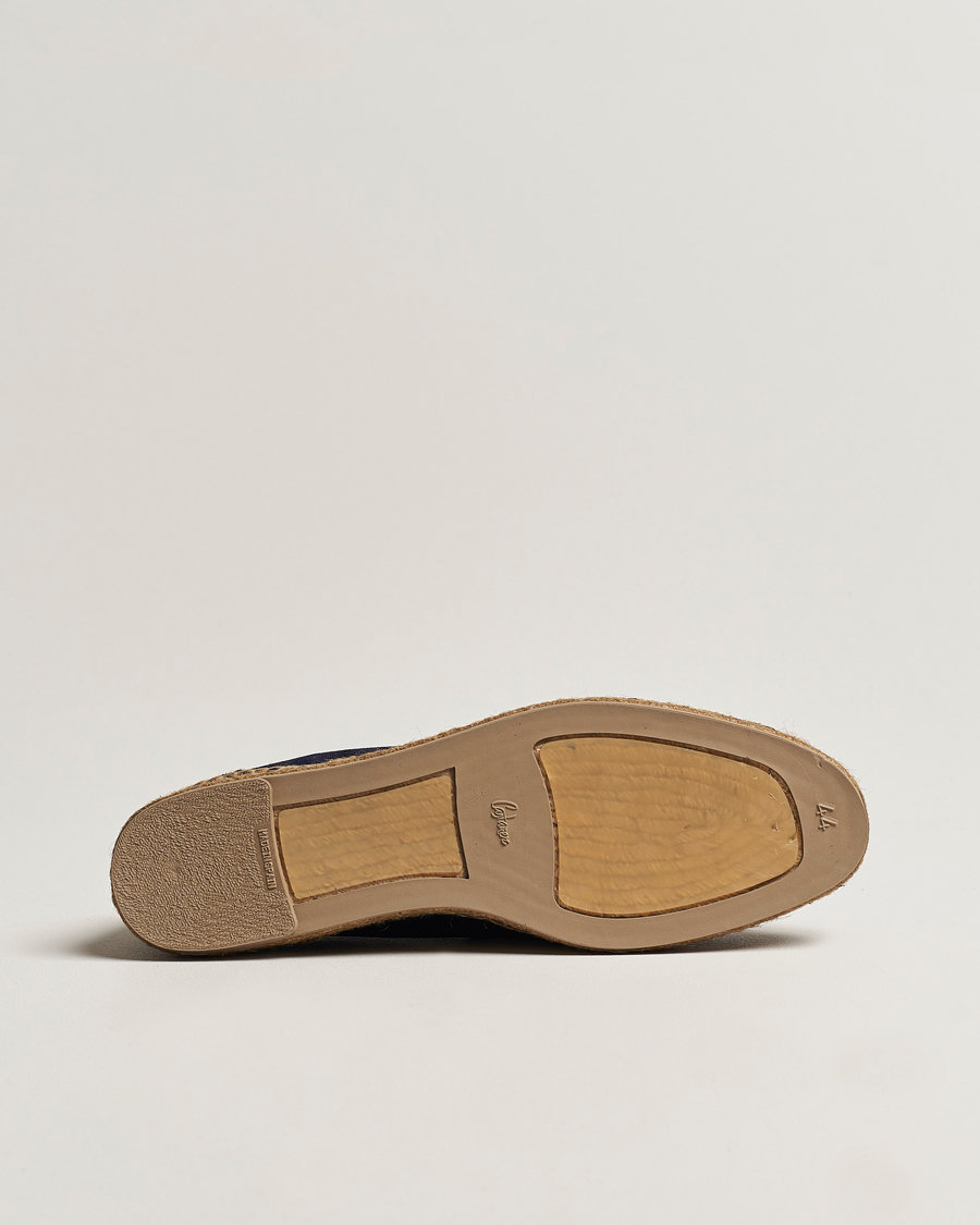 Men | Espadrilles | Castañer | Nacho Casual Suede Loafers Azul Oscuro
