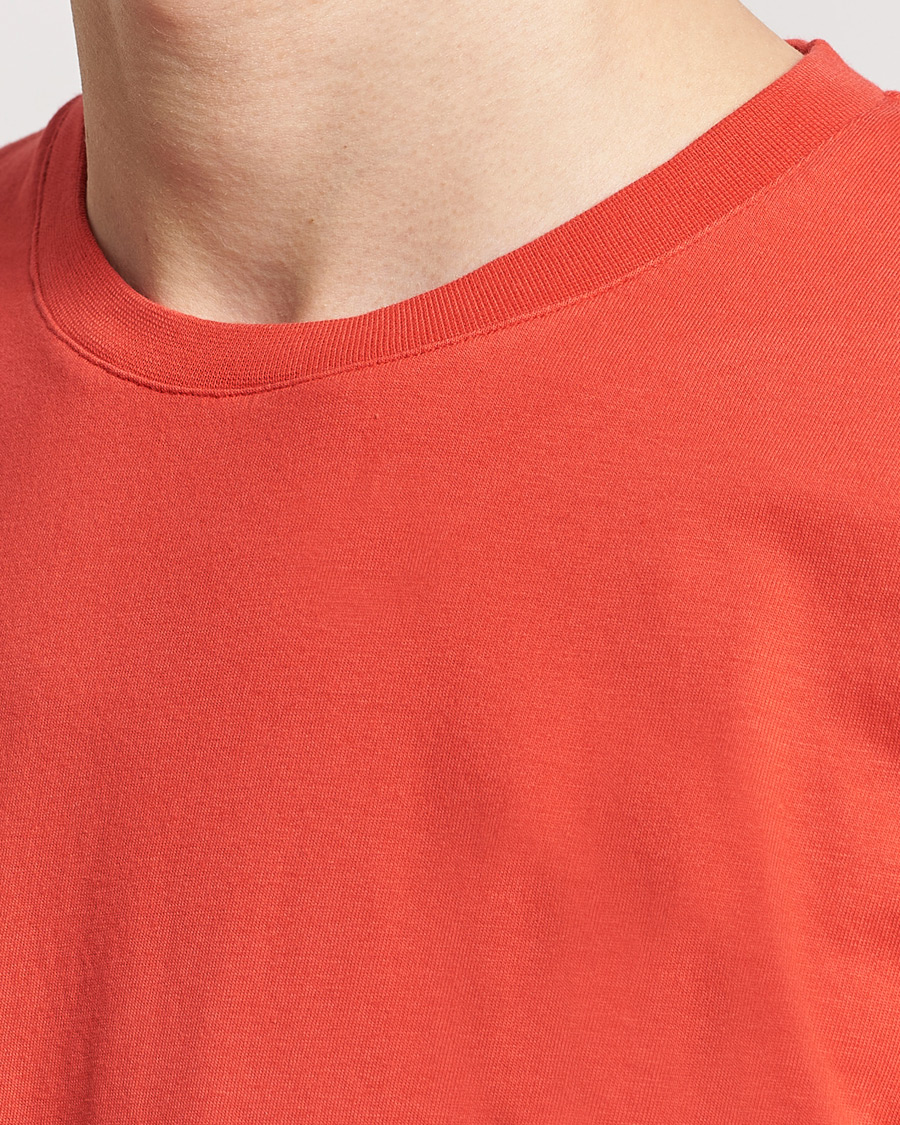 Men | T-Shirts | Colorful Standard | Classic Organic T-Shirt Red Tangerine