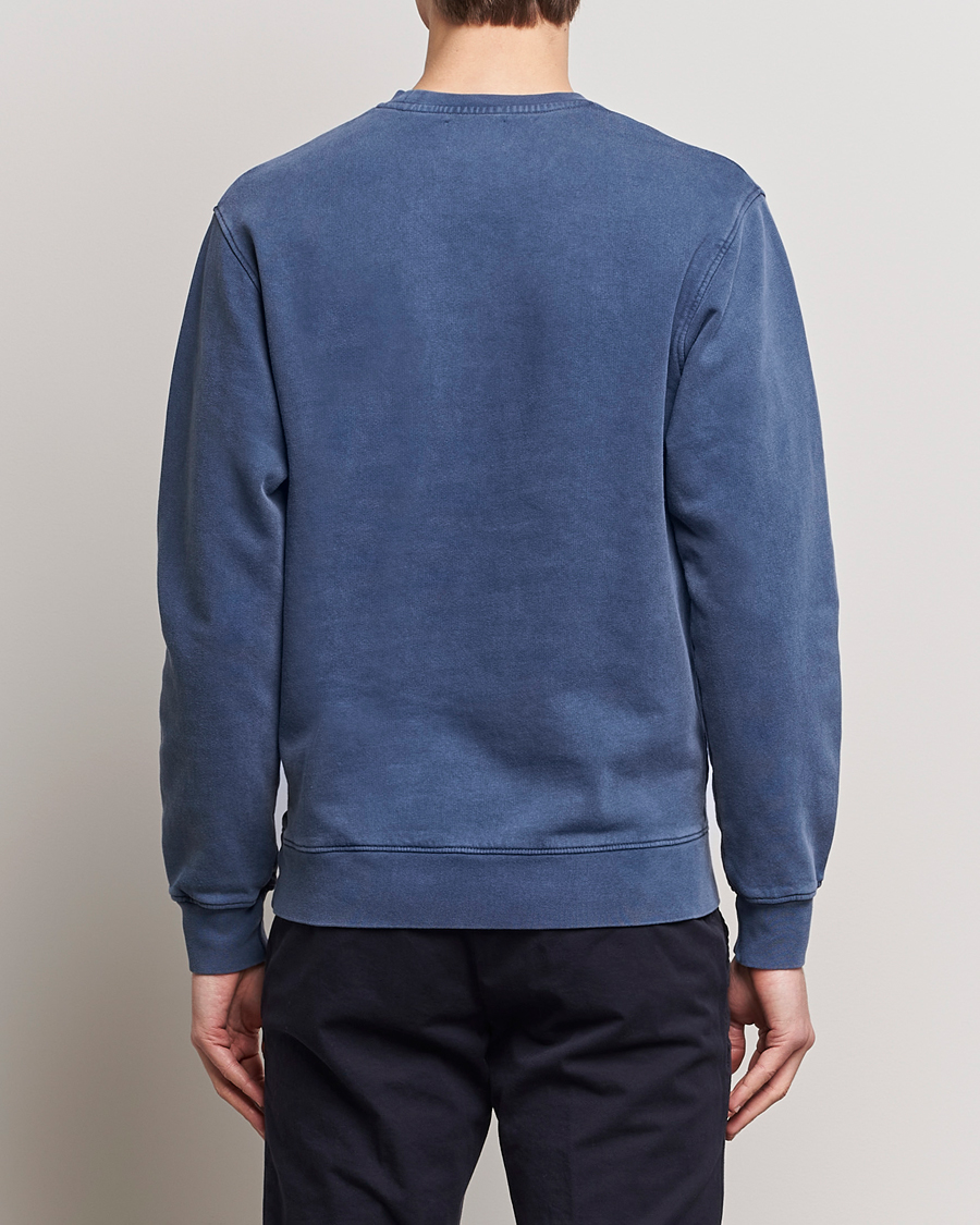 Men | Sweaters & Knitwear | Colorful Standard | Classic Organic Crew Neck Sweat Neptune Blue