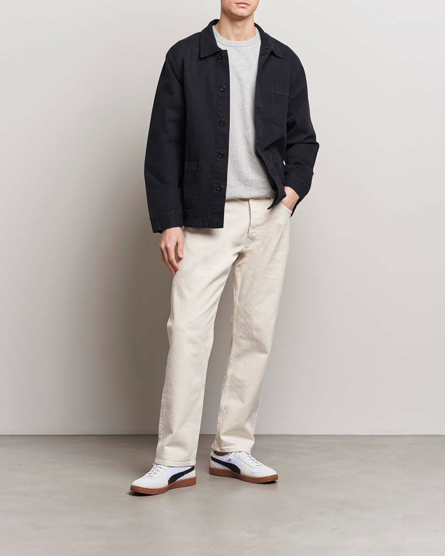 Men | Shirts | Colorful Standard | Organic Workwear Jacket Deep Black