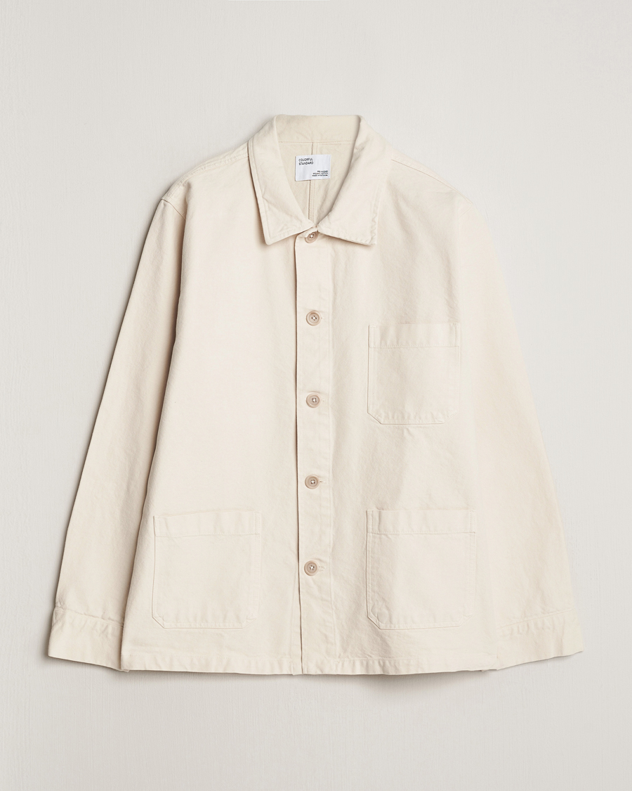 Men | Shirts | Colorful Standard | Organic Workwear Jacket Ivory White