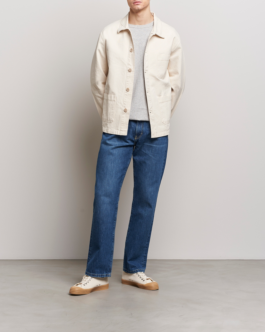 Men | Shirts | Colorful Standard | Organic Workwear Jacket Ivory White