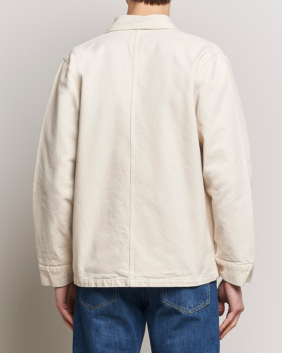 Men | Shirts | Colorful Standard | Organic Workwear Jacket Ivory White