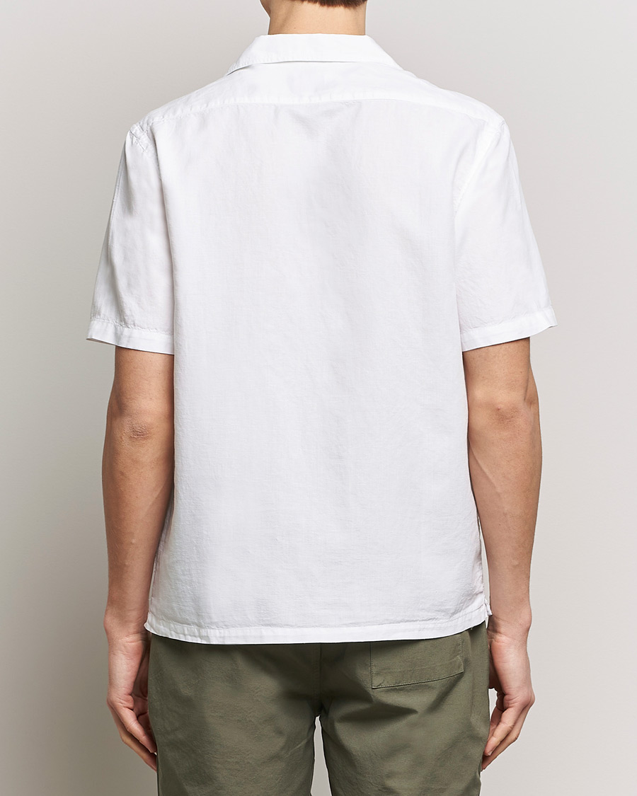 Men | Shirts | Colorful Standard | Cotton/Linen Short Sleeve Shirt Optical White
