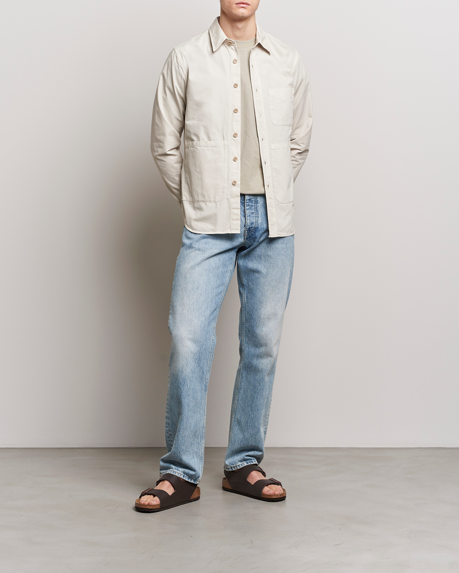 Men | Coats & Jackets | Aspesi | Utility Shirt Jacket Light Beige