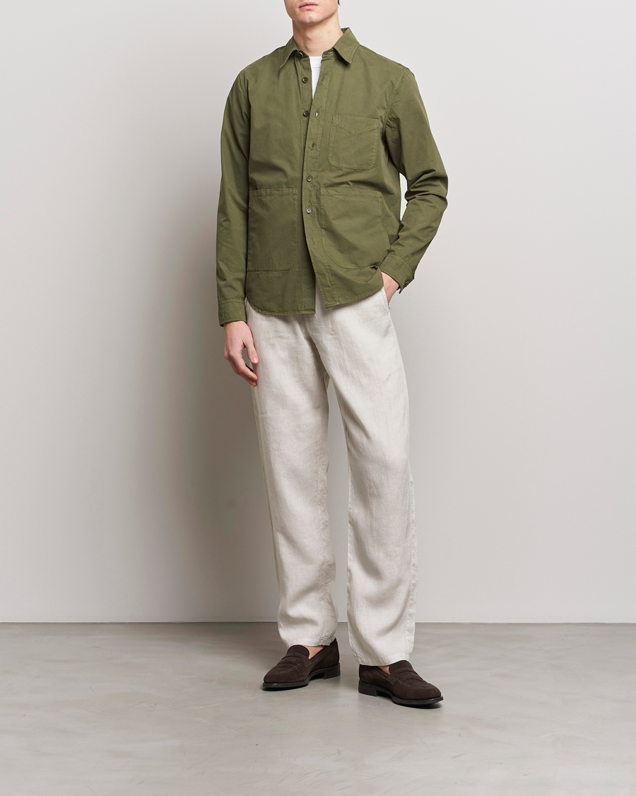 Men | Coats & Jackets | Aspesi | Utility Shirt Jacket Military