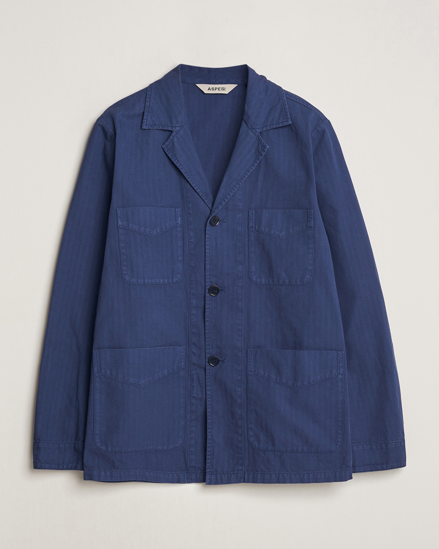 Men | Coats & Jackets | Aspesi | Fadango Shirt Jacket Navy