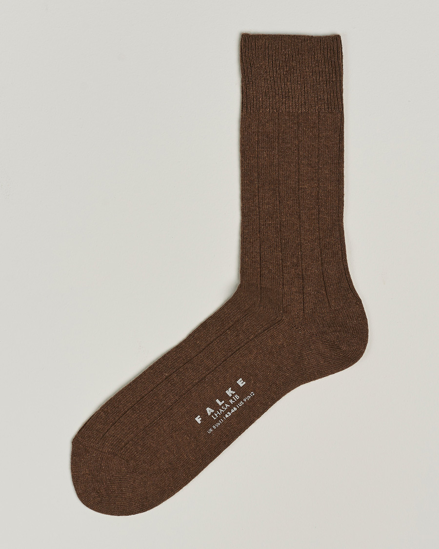Men | Underwear & Socks | Falke | Lhasa Cashmere Socks Humus