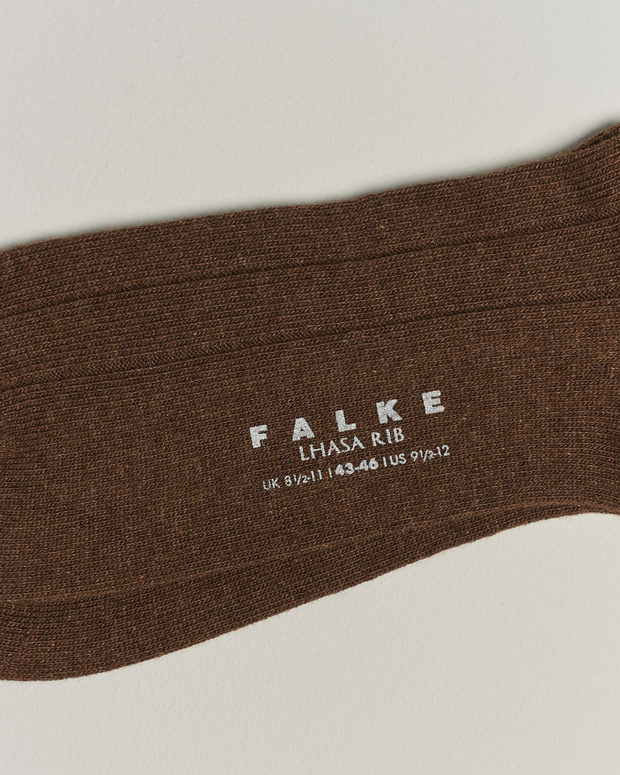 Men | Underwear & Socks | Falke | Lhasa Cashmere Socks Humus