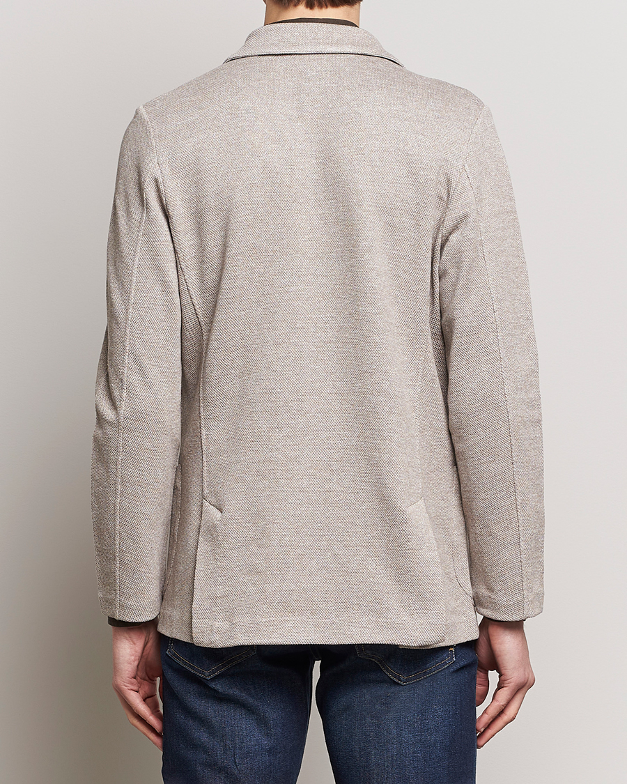 Men | Blazers | Gran Sasso | Structured Cotton/Linen Blazer Beige Melange