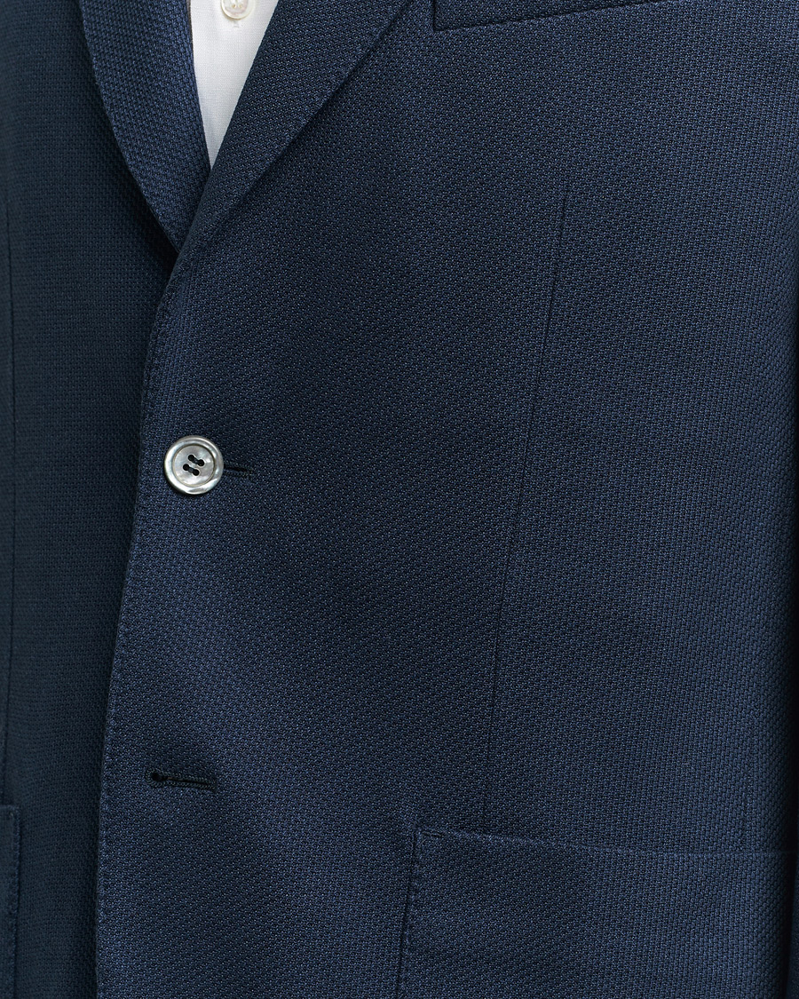 Men | Blazers | Brioni | Cotton/Silk Jersey Blazer Navy