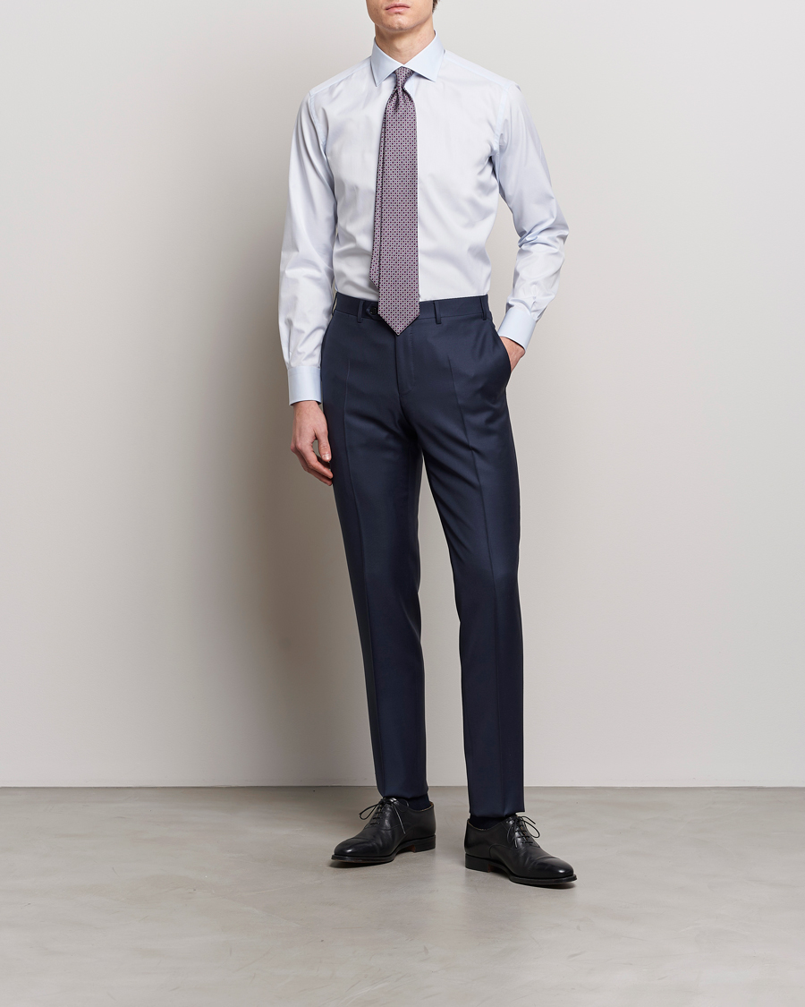 Men | Shirts | Brioni | Slim Fit Dress Shirt Light Blue