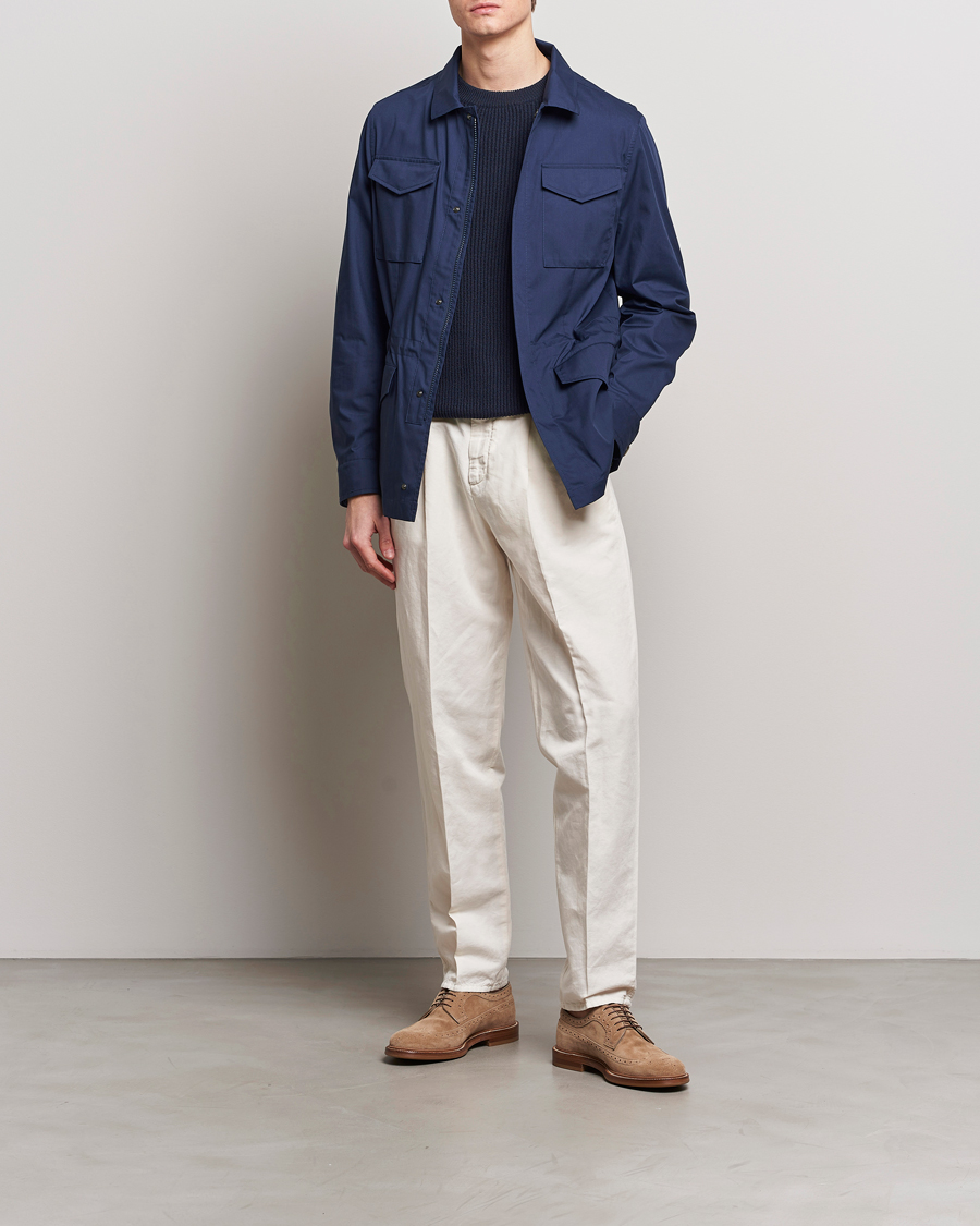 Men | Coats & Jackets | Brunello Cucinelli | Lightweight Field Jacket Navy