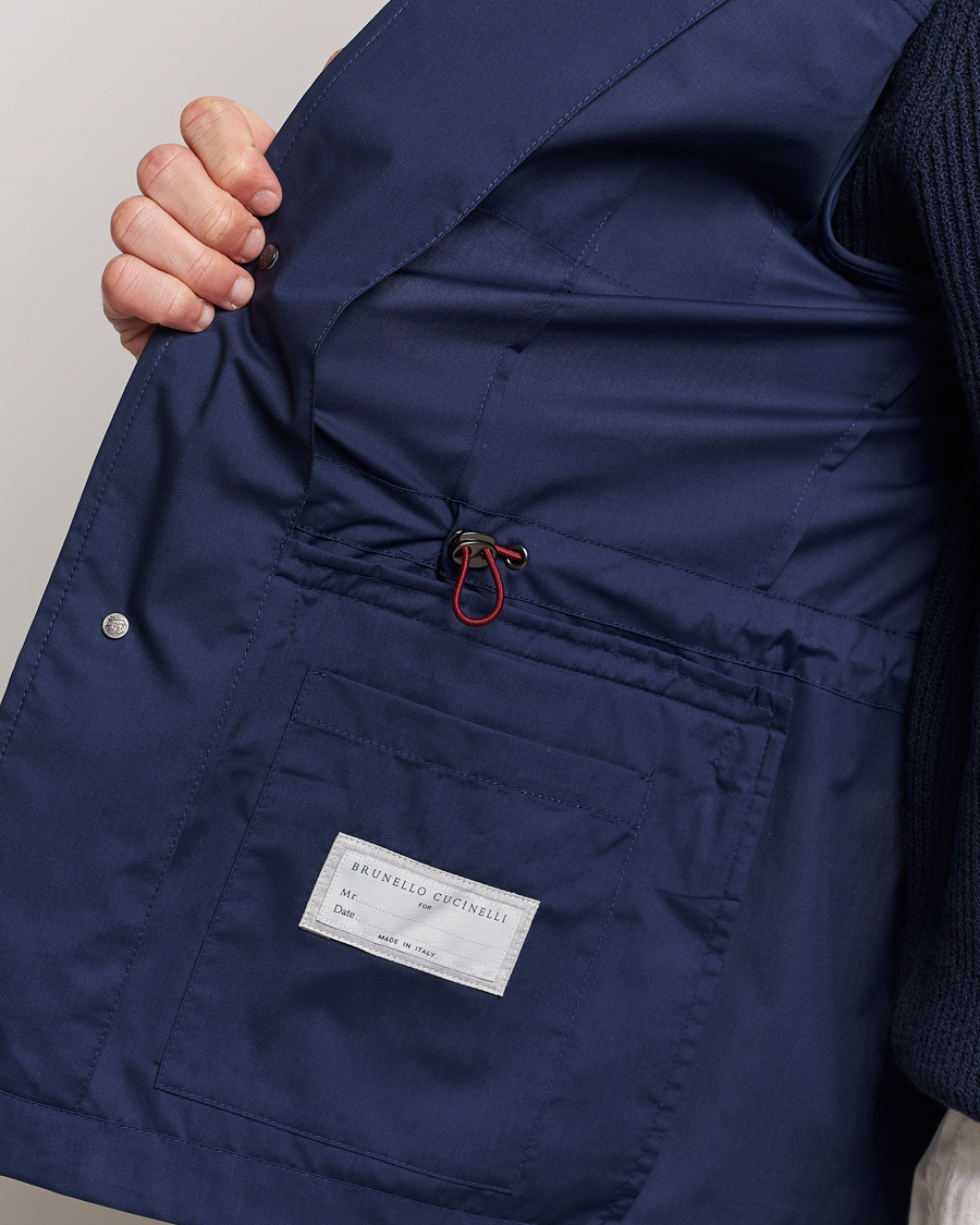 Men | Coats & Jackets | Brunello Cucinelli | Lightweight Field Jacket Navy