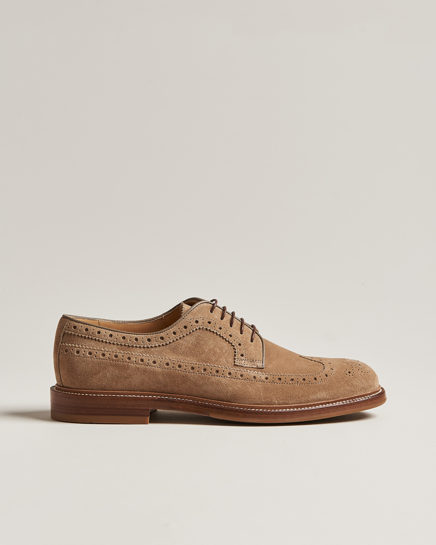 Men | Brunello Cucinelli Brogue Desert Suede | Brunello Cucinelli | Brogue Desert Suede