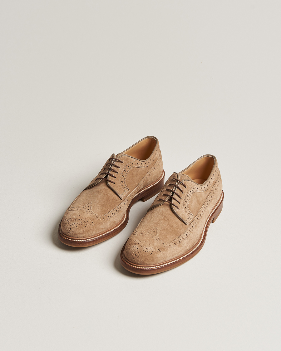 Men | Brunello Cucinelli Brogue Desert Suede | Brunello Cucinelli | Brogue Desert Suede