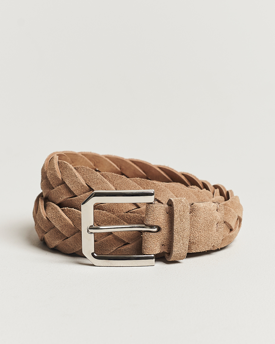 Men | Brunello Cucinelli Braided Belt Desert Suede | Brunello Cucinelli | Braided Belt Desert Suede